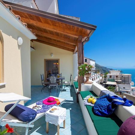Casetta Del Sole Villa Praiano Bagian luar foto